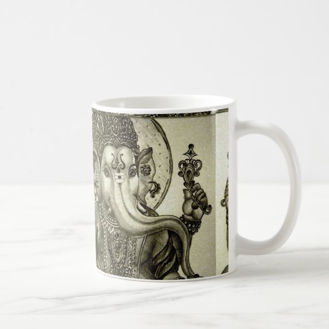 CANECA DE CAFÉ DEUS HINDU DO ELEFANTE (Direita)