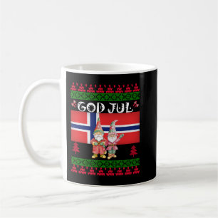 Caneca De Café Deus Jul Ugly Noruega Bandeira Natal Gn Escandinav