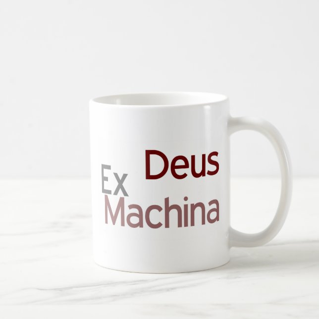 Caneca De Café Deus Machina ex (Direita)