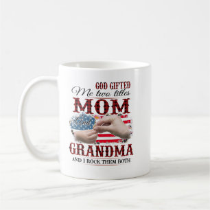 Caneca De Café Deus me deu dois títulos, mãe e camisa