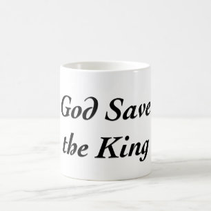 Caneca De Café Deus Salve o Rei