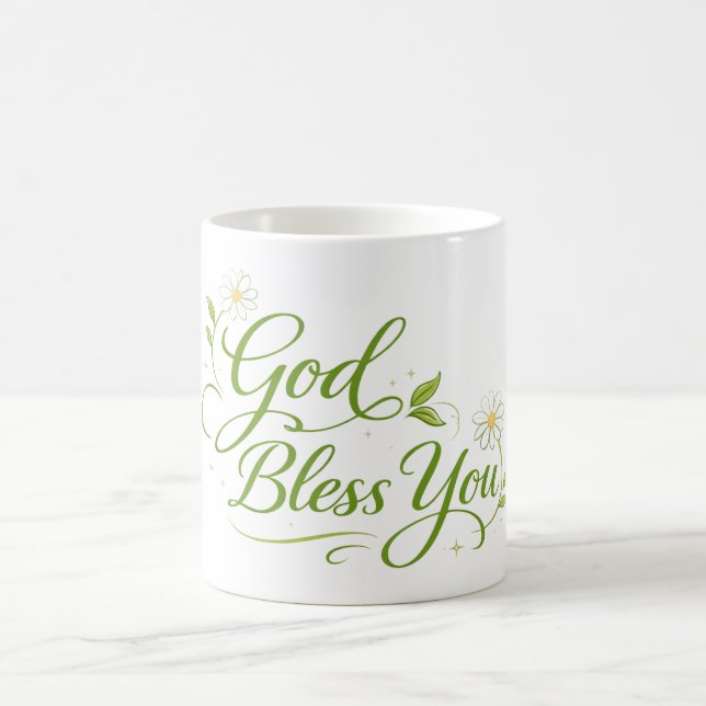 Caneca De Café Deus te abençoe (Centro)