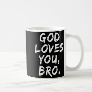 Caneca De Café Deus Te Ama Irmão Cristão Crente Fé Religião