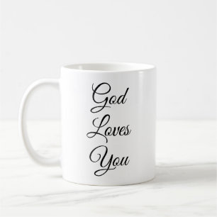 Caneca De Café Deus Te Ama Mug