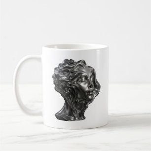 Caneca De Café Deusa Cromada Fluida