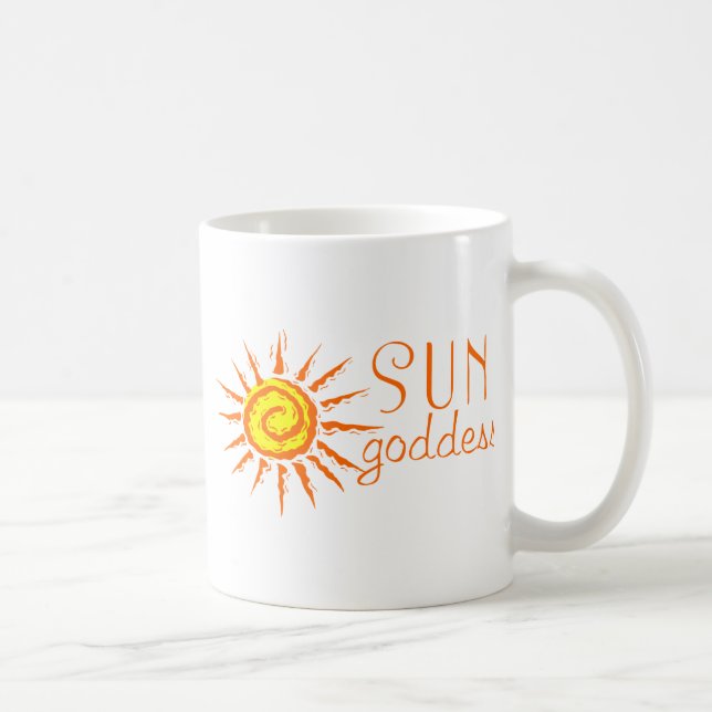Caneca De Café Deusa do Sol (Direita)