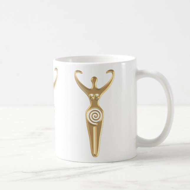 Caneca De Café Deusa Espiral (Direita)