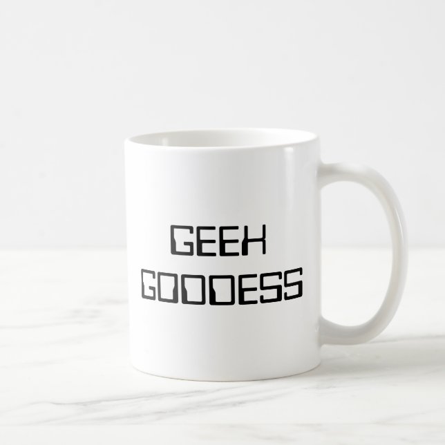 Caneca De Café Deusa geek Engraçado Humor STEM Science Matemática (Direita)