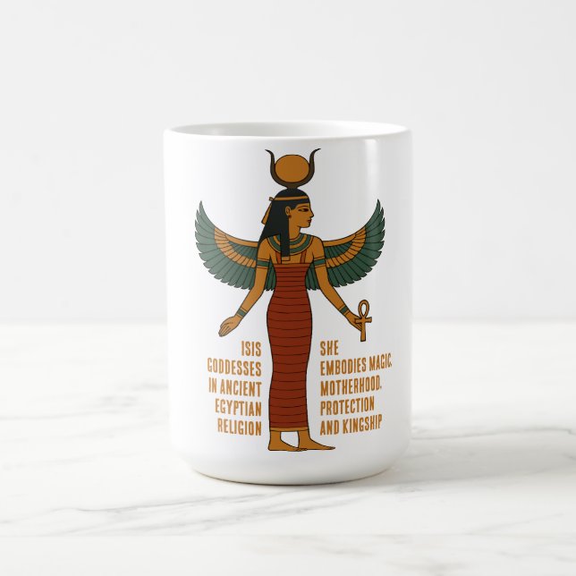 Caneca De Café Deusa Ísis - História do Antigo Egito (Centro)