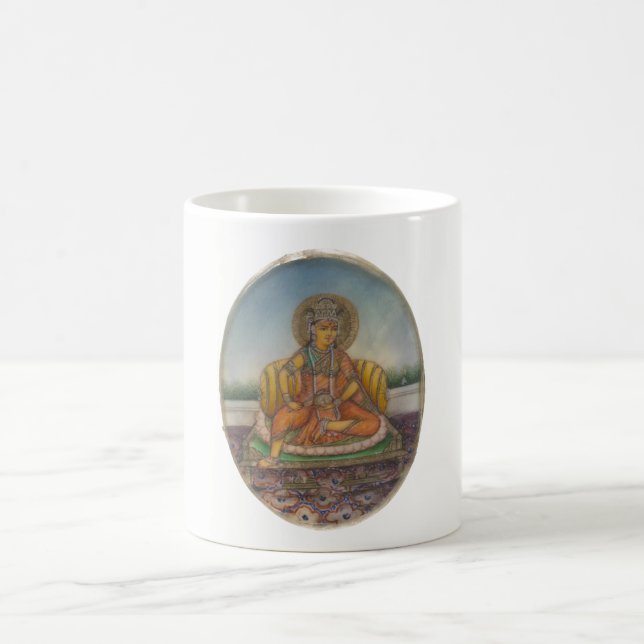 Caneca De Café Deusa Lakshmi da Fortuna e Prosperidade (Centro)