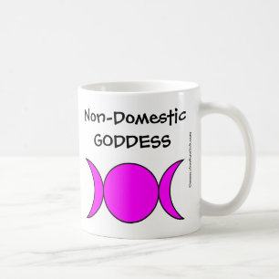 Caneca De Café Deusa Não-Doméstica - uma caneca/copo insolentes