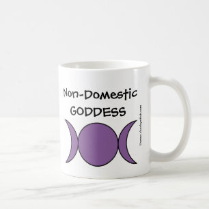 Caneca De Café Deusa Não-Doméstica - uma caneca/copo insolentes