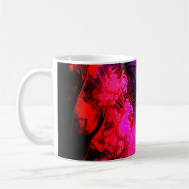 Caneca De Café Deusa Neon em Floresta Encantada