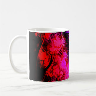 Caneca De Café Deusa Neon em Floresta Encantada