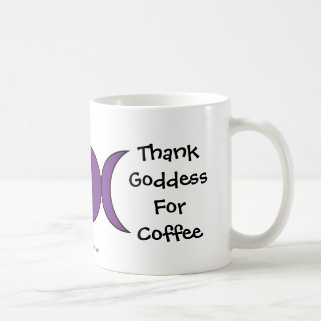 Caneca De Café Deusa obrigado do Café - Uma Túmula de Bruxa Cheir (Direita)