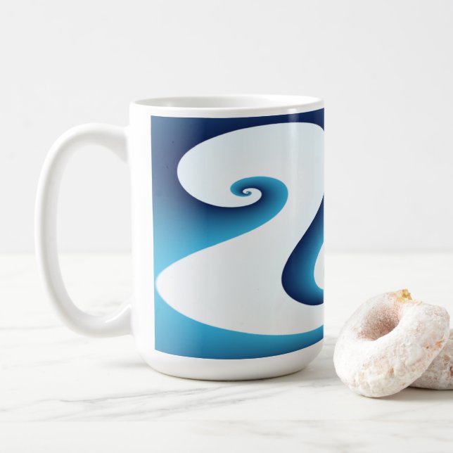 Caneca De Café Deusa Yemanya Do Oceano (Com Donut)