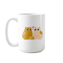 Deux chats qui s'aiment.