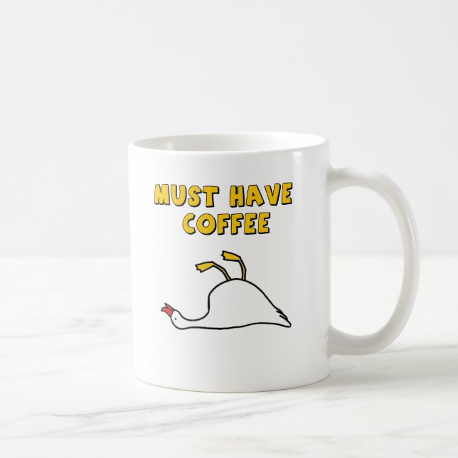 Caneca De Café Deve comer o café (Direita)