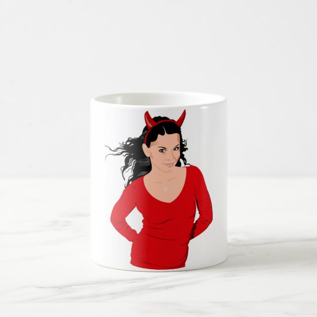 CANECA DE CAFÉ DEVIL GIRL (Centro)