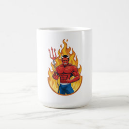 Caneca De Café Devil with trident