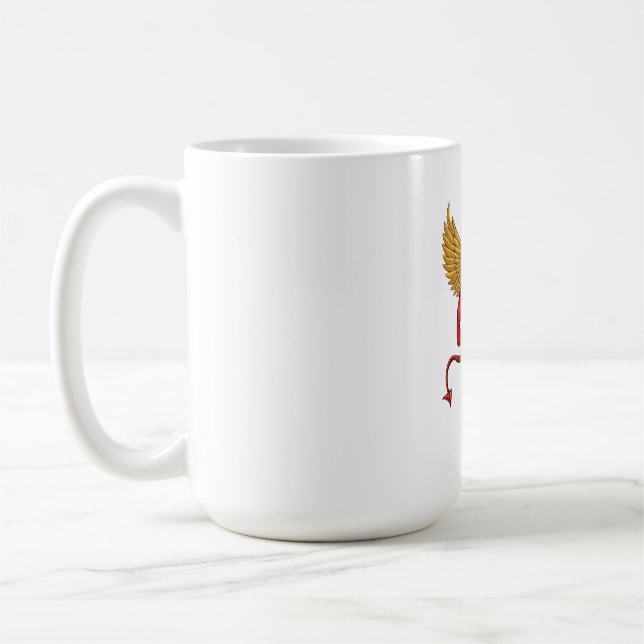 Caneca De Café Devil with trident (Esquerda)