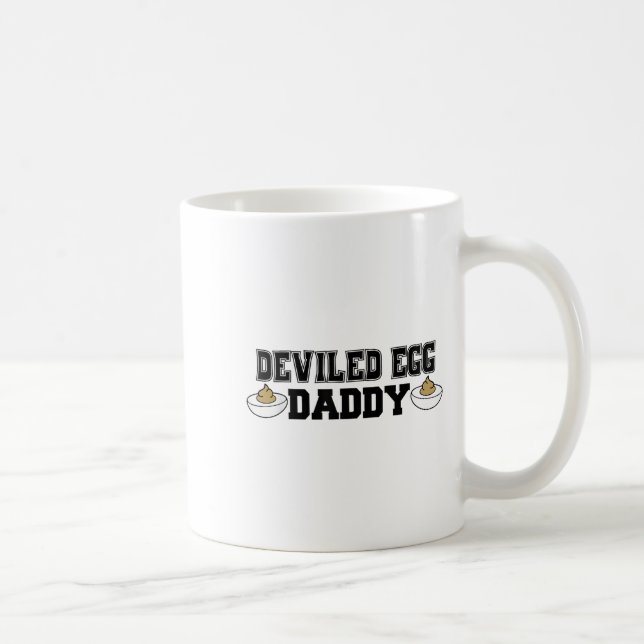 Caneca De Café Deviled Egg Daddy - Funny Thanksgiving Deviled Egg (Direita)