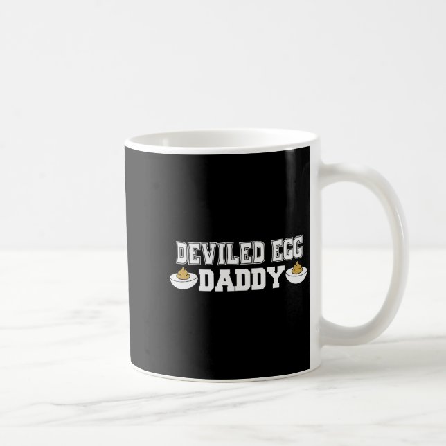 Caneca De Café Deviled Egg Daddy - Funny Thanksgiving Deviled Egg (Direita)