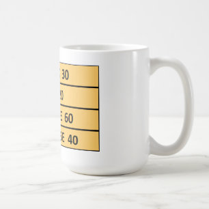 Caneca De Café Devo ter 40 anos.