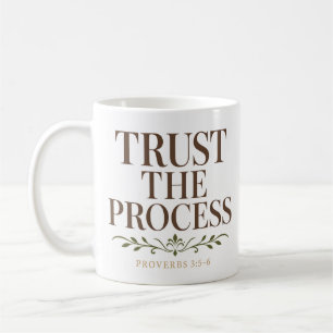 Caneca De Café Devocional Diário de Fé Confie no Processo