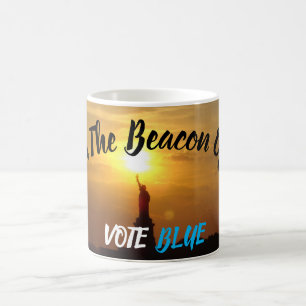 Caneca De Café Devolva O Beacon Da Esperança VOTANDO AZUL
