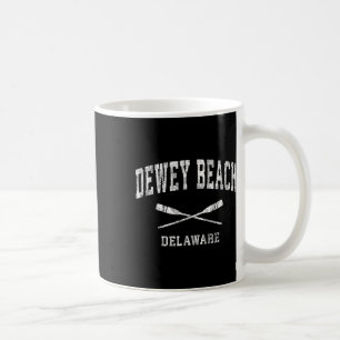 Caneca De Café Dewey Beach Delaware Vintage NMaritime Paddles Spo