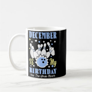Caneca De Café Dezembro é aniversário o mês inteiro engraçado