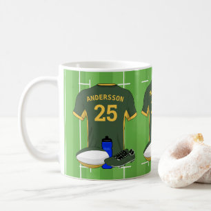 Caneca De Café DGY, ventilador personalizado de rugby