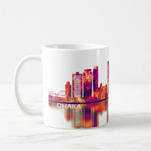 Caneca De Café Dhaka Bangladesh Skyline