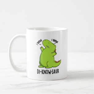 Caneca De Café Di-know-saur Funny Dinosaur Pun