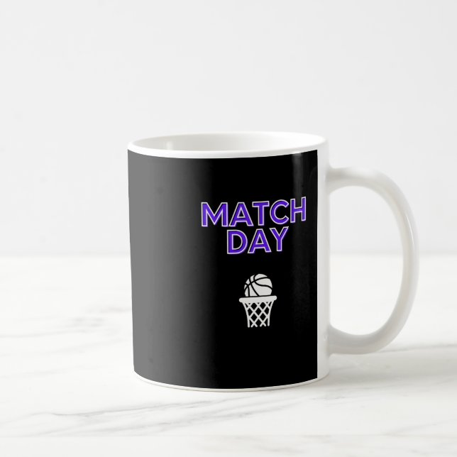 Caneca De Café Dia 1 do jogo de basquete (Direita)