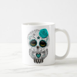 Caneca De Café Dia bonito da cerceta da coruja inoperante do