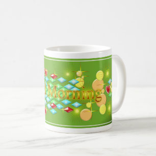 Caneca De Café Dia Brilhante, Alegre e Feliz Bom Dia
