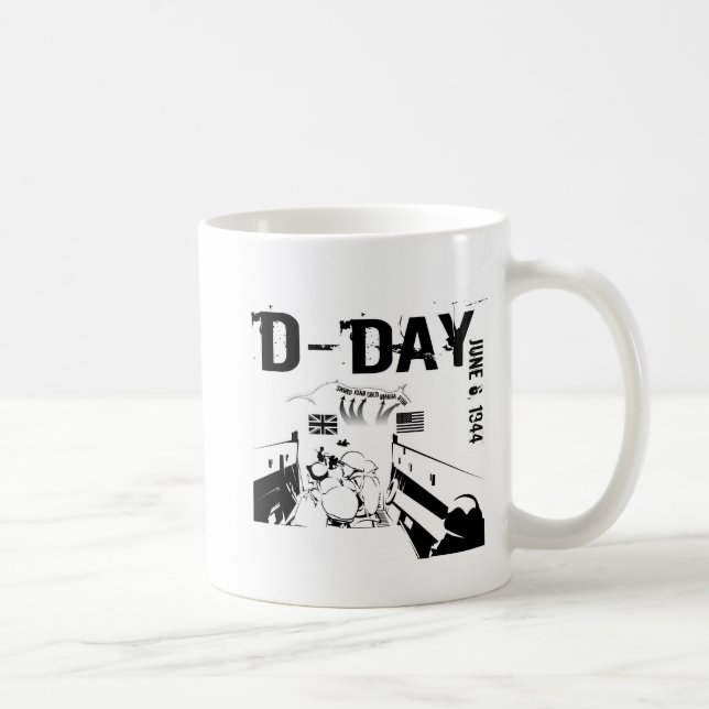 Caneca De Café DIA D 6 de junho de 1944 (Direita)