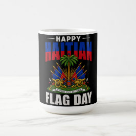 Caneca De Café Dia da Bandeira Haitiana | Orgulho Haitiano Design