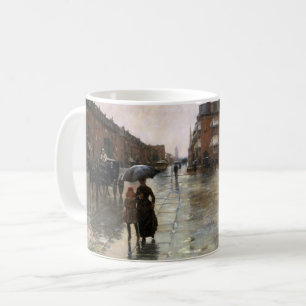 Caneca De Café Dia da Chuva, Boston por Frederick Childe Hassam