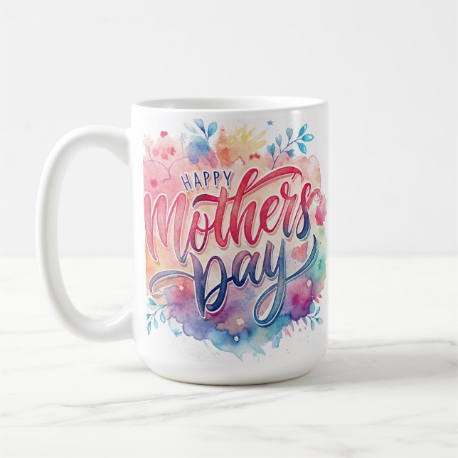 Caneca De Café Dia da Coloração da mãe (Esquerda)