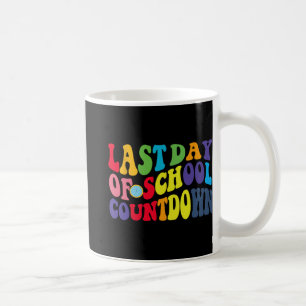 Caneca De Café Dia da Contagem Escolar Fora Para A Quota Da Groov