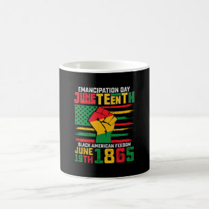 Caneca De Café Dia da Emancipação Juneteenth Liberdade Negra Amer