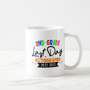 Caneca De Café Dia Da Escola 2023 Graduação Do Grau De segundo Au