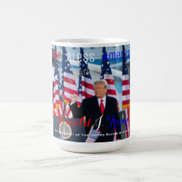 Caneca De Café Dia da Inauguração 2021 Cerimônia de Despedida Tru