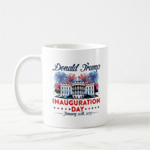 Caneca De Café Dia da Inauguração do Presidente Donald Trump 2025