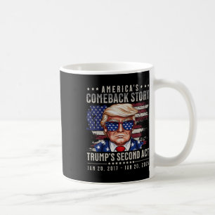 Caneca De Café Dia da Inauguração do Presidente Engraçado Donald