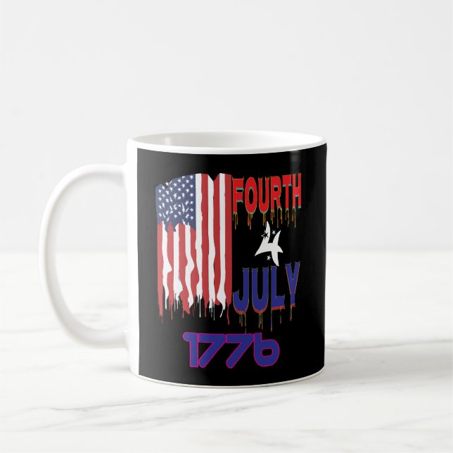 Caneca De Café Dia da Independência 1776 (Esquerda)