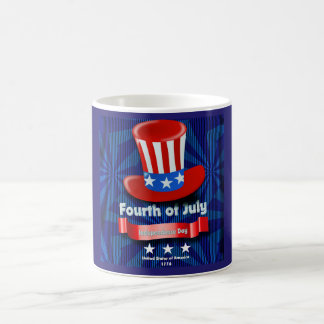 Caneca De Café Dia da Independência, 4 de julho